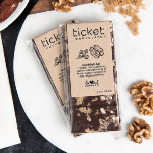 Artisan Chocolate Bars - Beloved Bars - Date Delight - Ticket Chocolate 