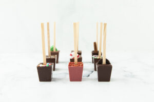Glamping Chocolate Indulge in Sweet Luxury Glamping Treats from Ticket Chocolate Hot Chocolate on a stick
