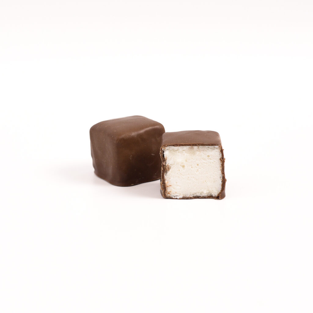 Chocolate-covered marshmallows